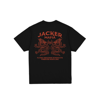 T-shirt Jacker Flying Dragons noir — vue de dos