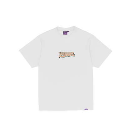 T-shirt Jacker Freehand blanc — vue de face