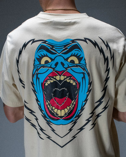 T-shirt Jacker Genesis beige — détail du produit porté de dos