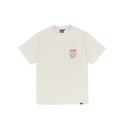 T-shirt Jacker Genesis beige — vue de face