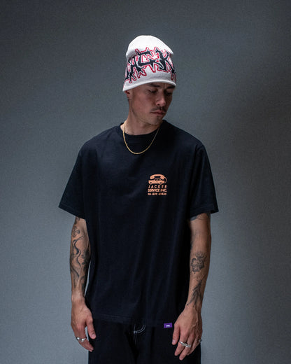 T-shirt Jacker Service noir — produit porté