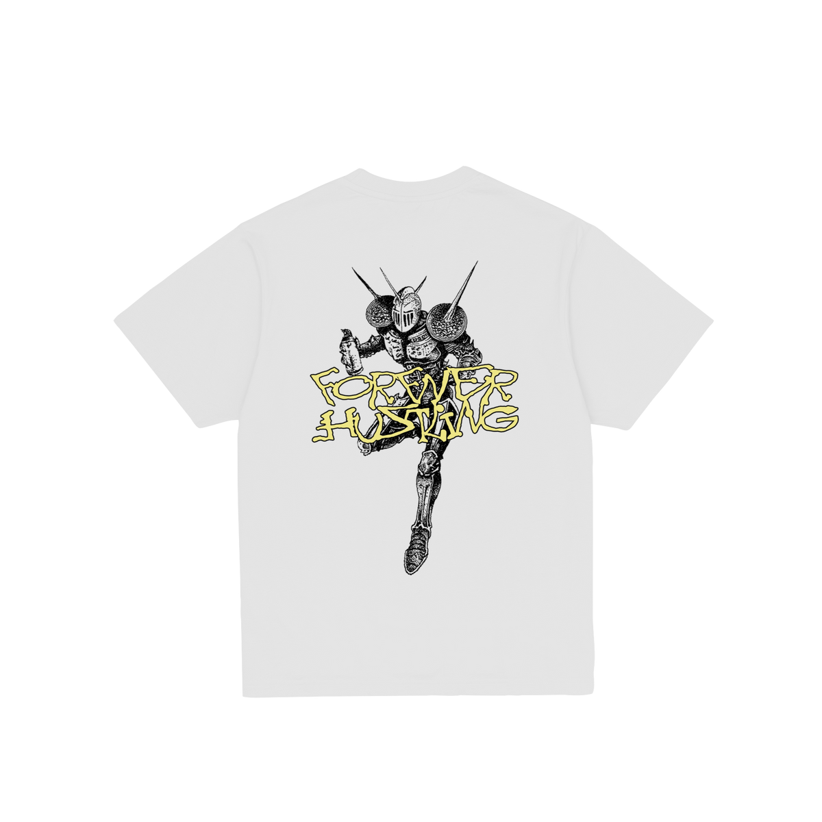 T-shirt Jacker Knight Writer blanc — vue de dos