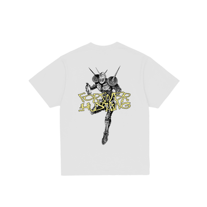 T-shirt Jacker Knight Writer blanc — vue de dos