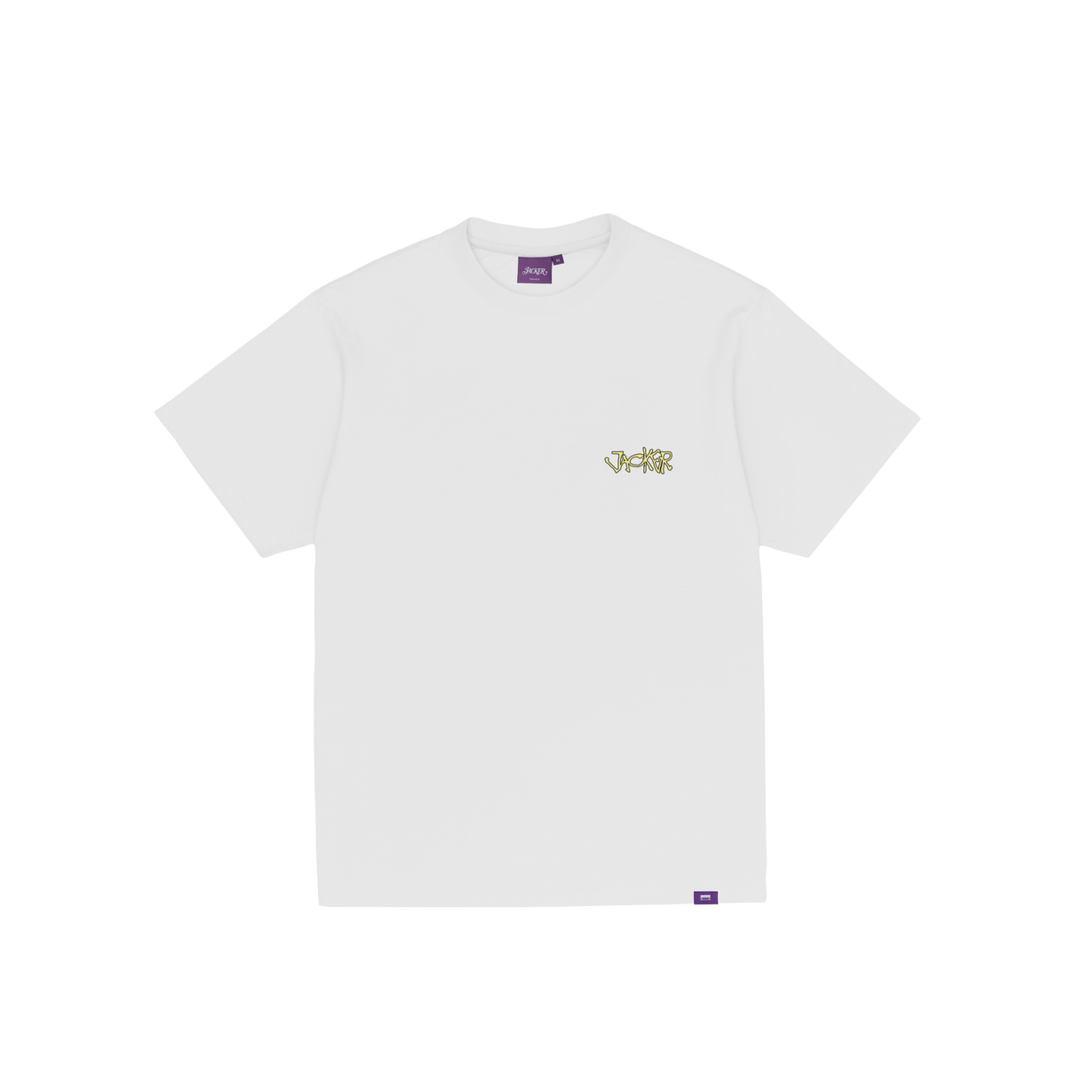 T-shirt Jacker Knight Writer blanc — vue de face