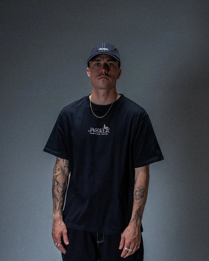 T-shirt Jacker Paradise noir — produit porté