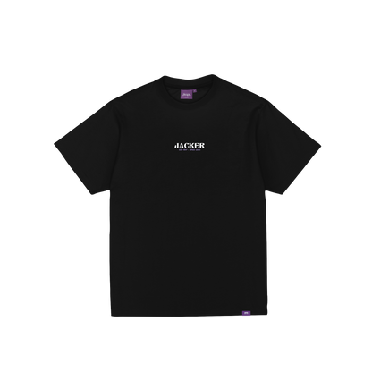 T-shirt Jacker Purple Potion noir — vue de face
