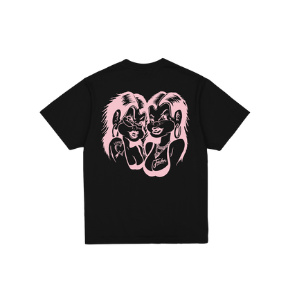 T-shirt Jacker Sisters noir — vue de dos