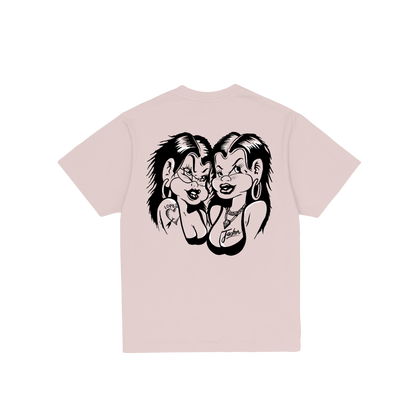 T-shirt Jacker Sisters rose — vue de dos