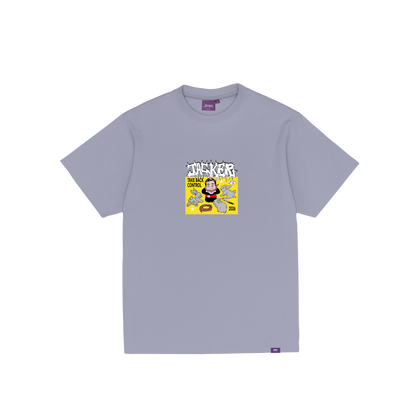 T-shirt Jacker Take Back Control violet — vue de face