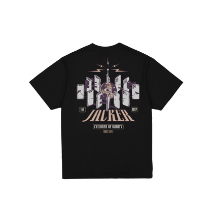 T-shirt Jacker Vanity noir — vue de dos