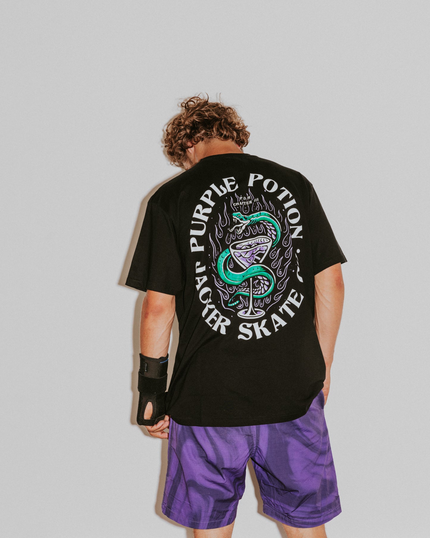 PURPLE POTION - T-SHIRT - BLACK