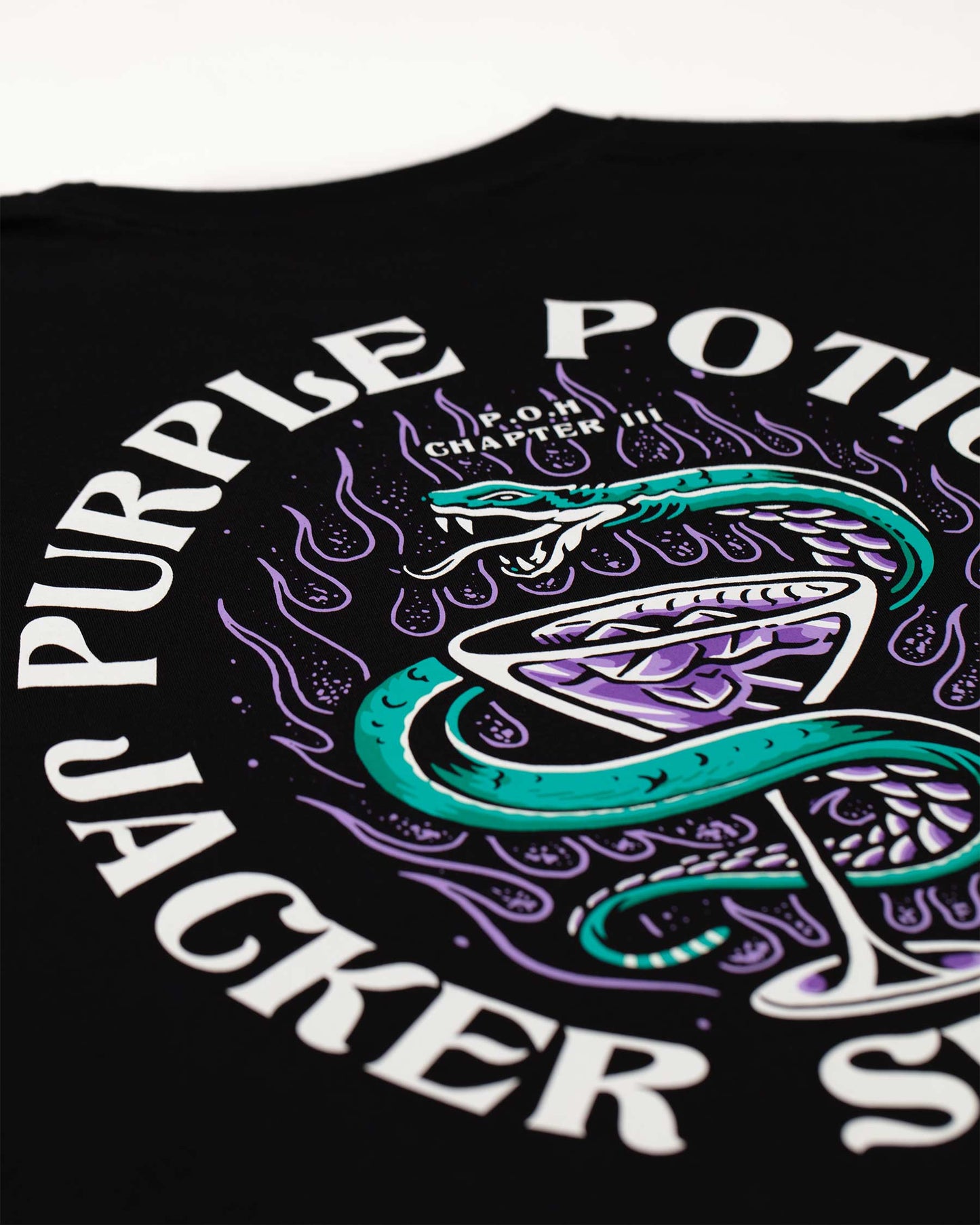 PURPLE POTION - T-SHIRT - BLACK